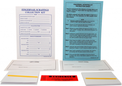 Fingernail Scraping Evidence Collection Kit