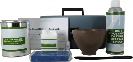 Basic Liquid Silicone Casting Kit
Advanced Tire and Footprint Plaster Casting Kit
Advanced Tire and Footprint Liquid Silicone Casting Kit
Advanced Tire and Footprint Dental Stone Casting Kit
Acrylic Sand and Dirt Hardener
AccuTrans Casting Silicone
