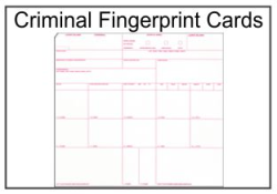 Criminal Fingerprint Card
