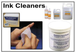 Fingerprinting Ink Cleaners