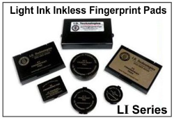 The Light Ink Fingerprint Pad Series (LI Considered Inkless) 