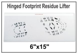 Hinged Footprint Residue Lifter