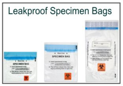 Leakproof Specimen Bags