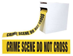Crime Scene Barrier Tape, Do Not Cross