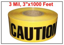 "CAUTION" Barrier Tape