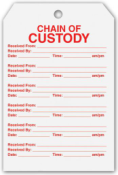 Chain of Custody Tags