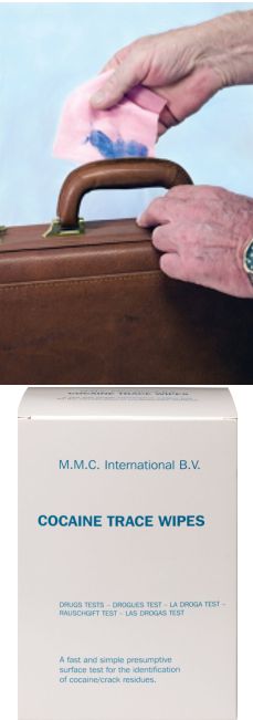 MMC Cocaine Trace Wipes - 50/pkg