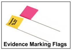 Evidence Marking Flags
Pink Marking Flags