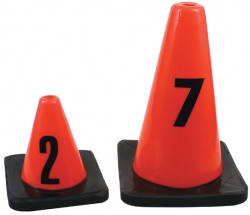 6" Crime Scene Cones - Numbers 1-8