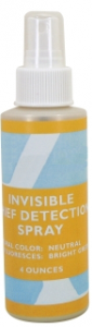 4oz Invisible Theft Detection Spray
LCTDSI4,  Neutral, fluoresces Bright Green