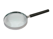 2.5" Dia. .5X Handheld Glass Lens Magnifier