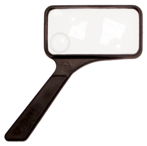 magnifier purpose lens acrylic general rectangular handheld
