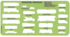 Large Vehicle Template Set - 3 piece