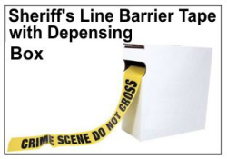 Crime Scene Barrier Tape, Sheriff's Line