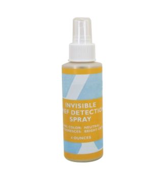 4oz Invisible Theft Detection Spray
LCTDSI4,  Neutral, fluoresces Bright Green
